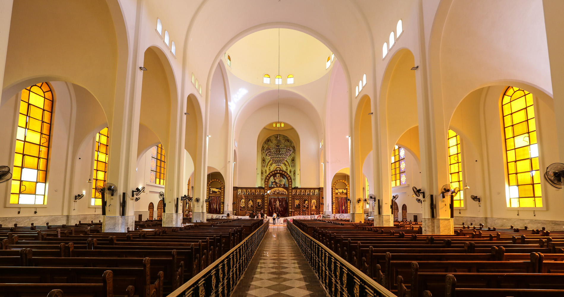 La cathédrale de Saint Bichoï, bâtiment moderne