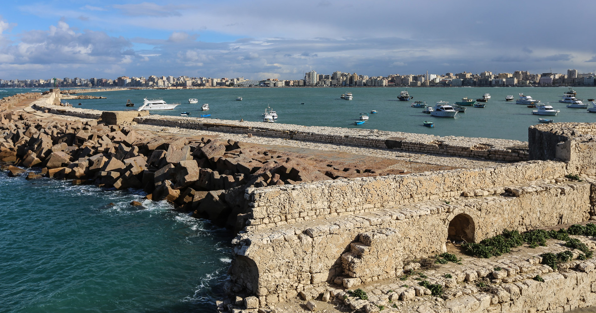 L’ancien phare était juste au pied de ces murs