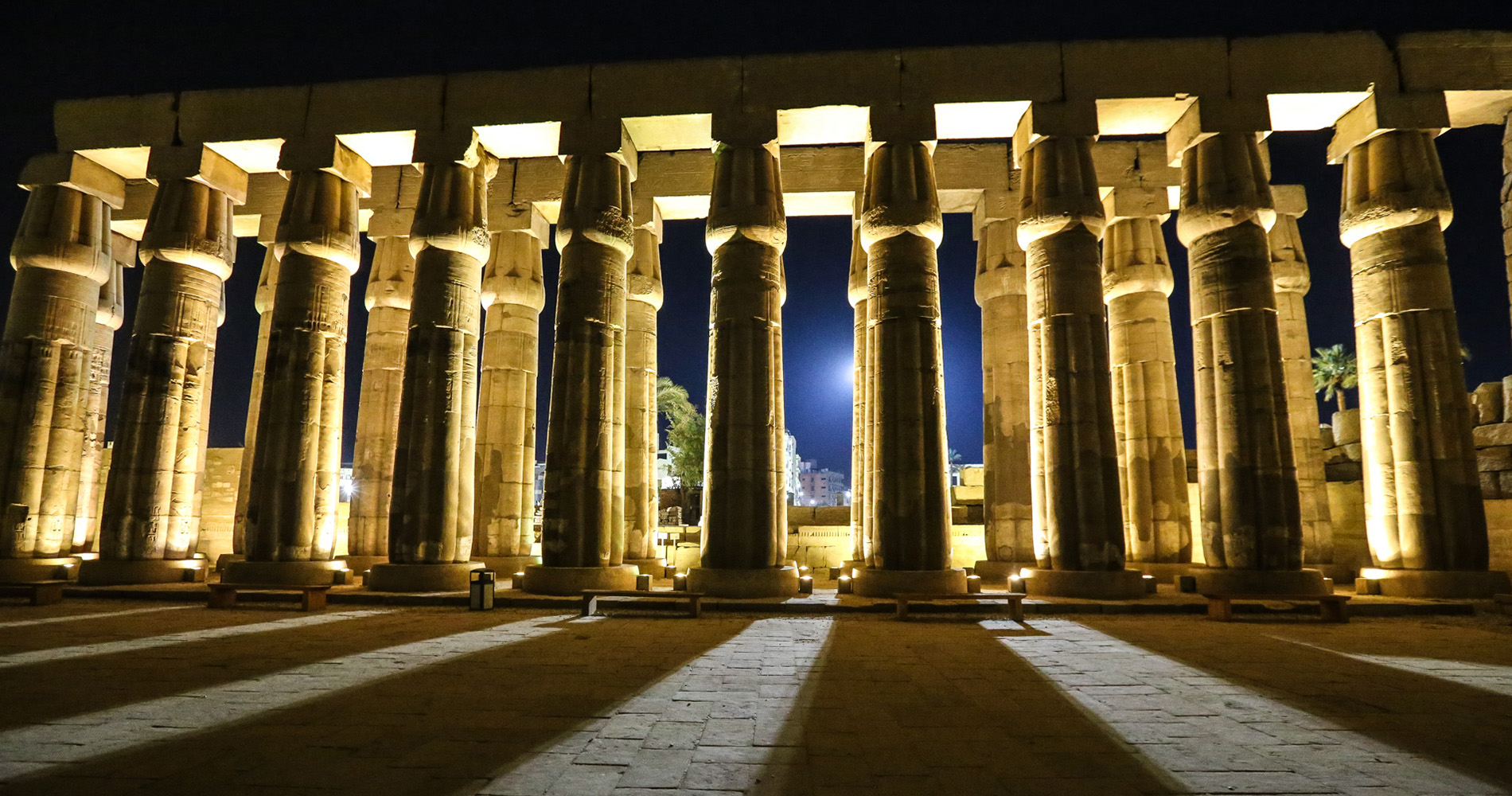 La colonnade d’Aménophis II