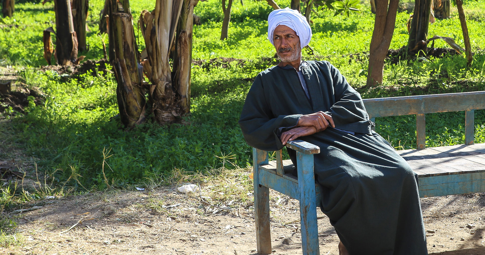 Un patriarche de Basawa surveille…