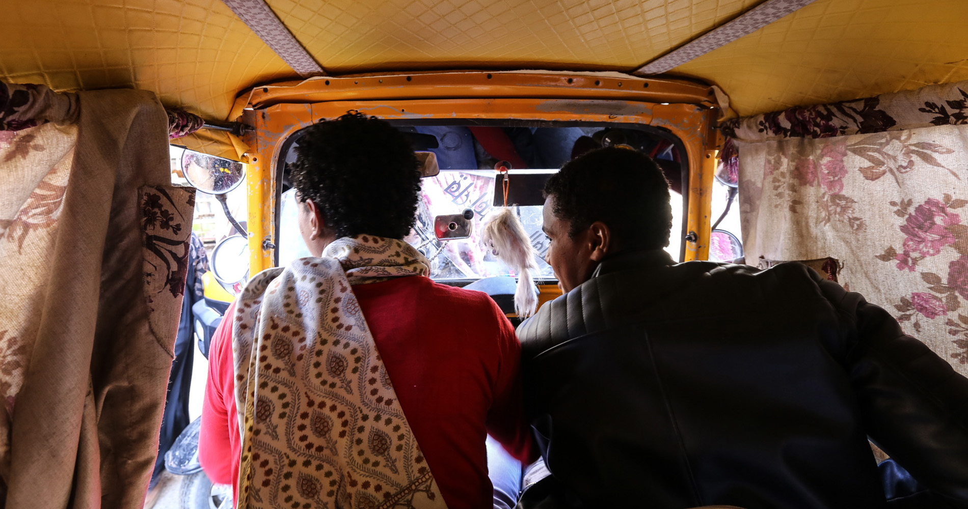 A bord d’un rickshaw