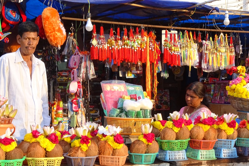 Arrivée en Inde du sud