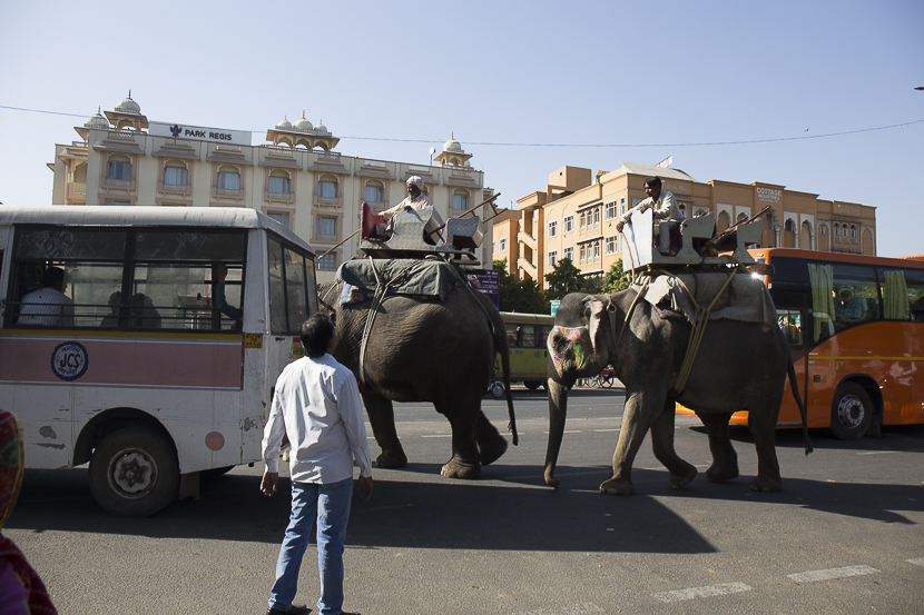 Route vers Jaipur