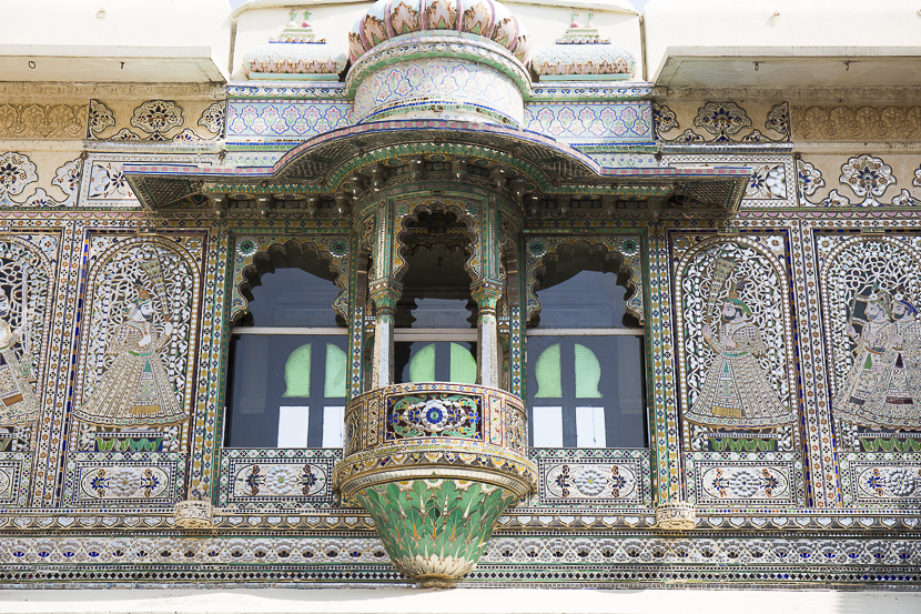  Peintures et décorations du city palace d'Udaipur
