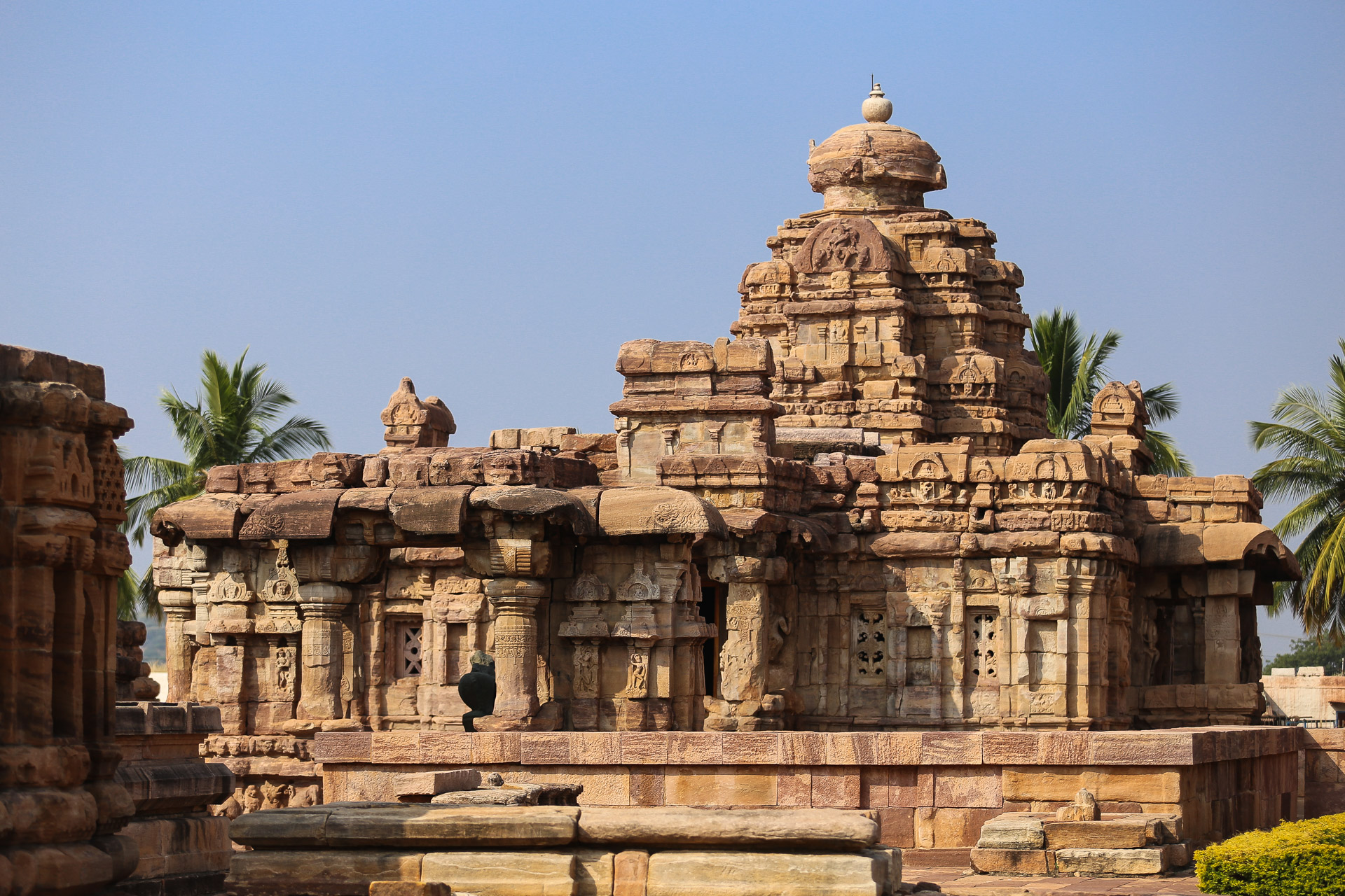 Temple de Mallikarjuna, style Dravidien - Pattadakal et Aihole