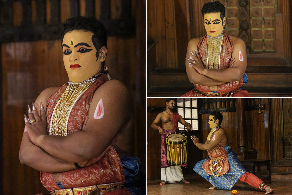 Etonnement, colère, éloignement…Kathakali - Mudras