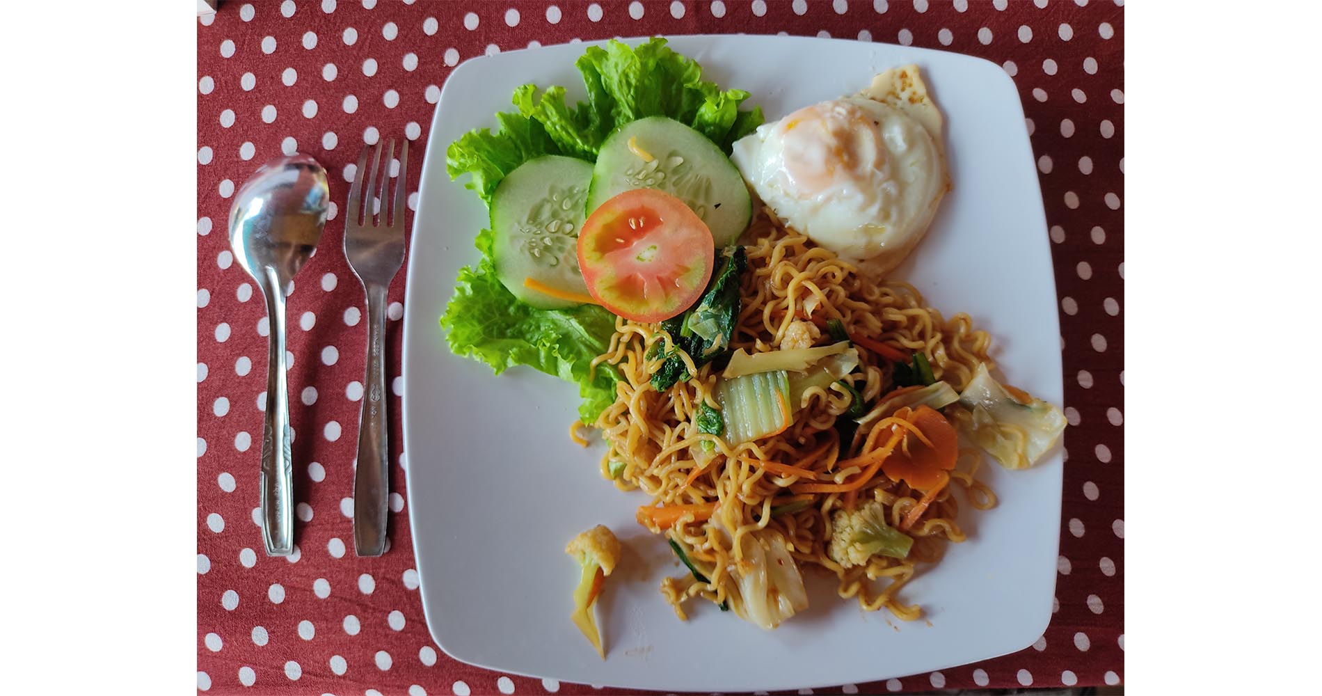  nasi goreng, plat national indonésien