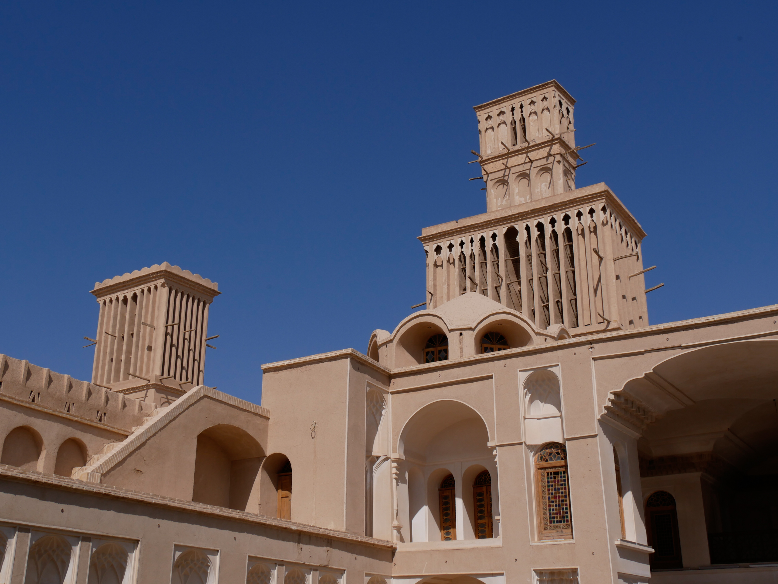 Tours du vent des maisons jumelles Aqazadeh