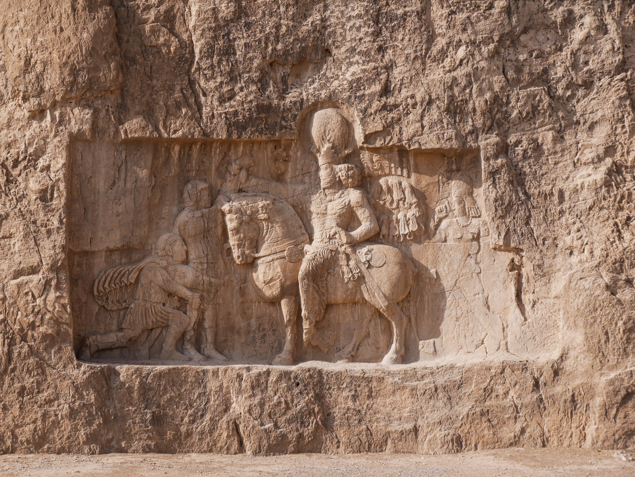 Un bas relief sous le tombeau Naqsh e Rostams