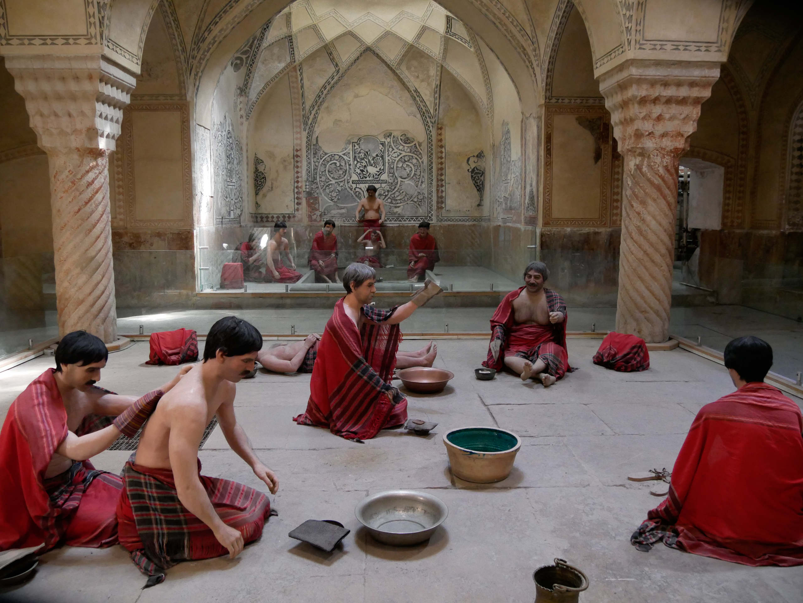 les bains de mosquée Masjed-e Nasir-al Molk