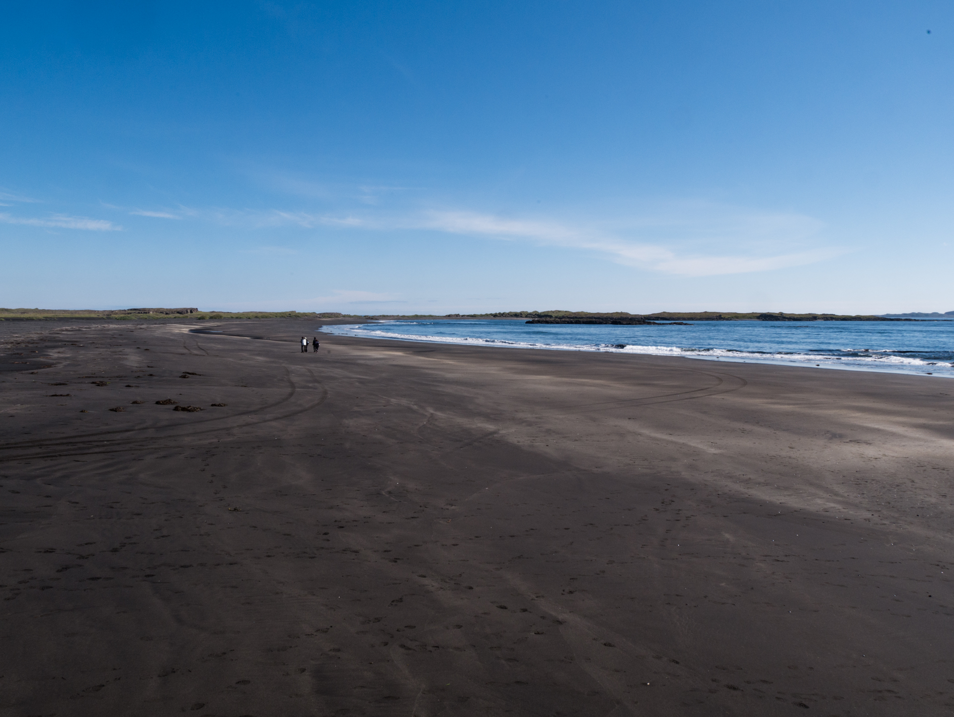 Plage de sable noir Est Islande