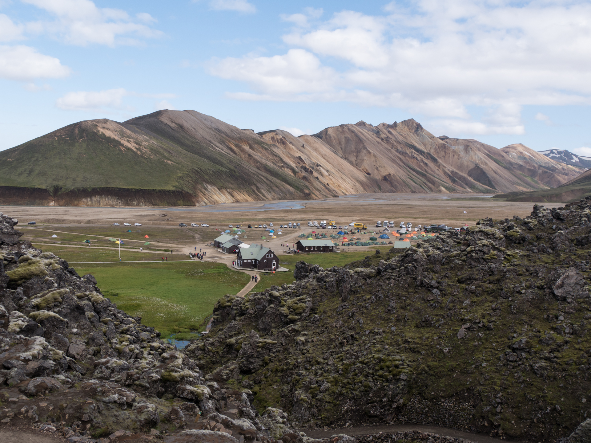 Le refuge de Landmannalaugar