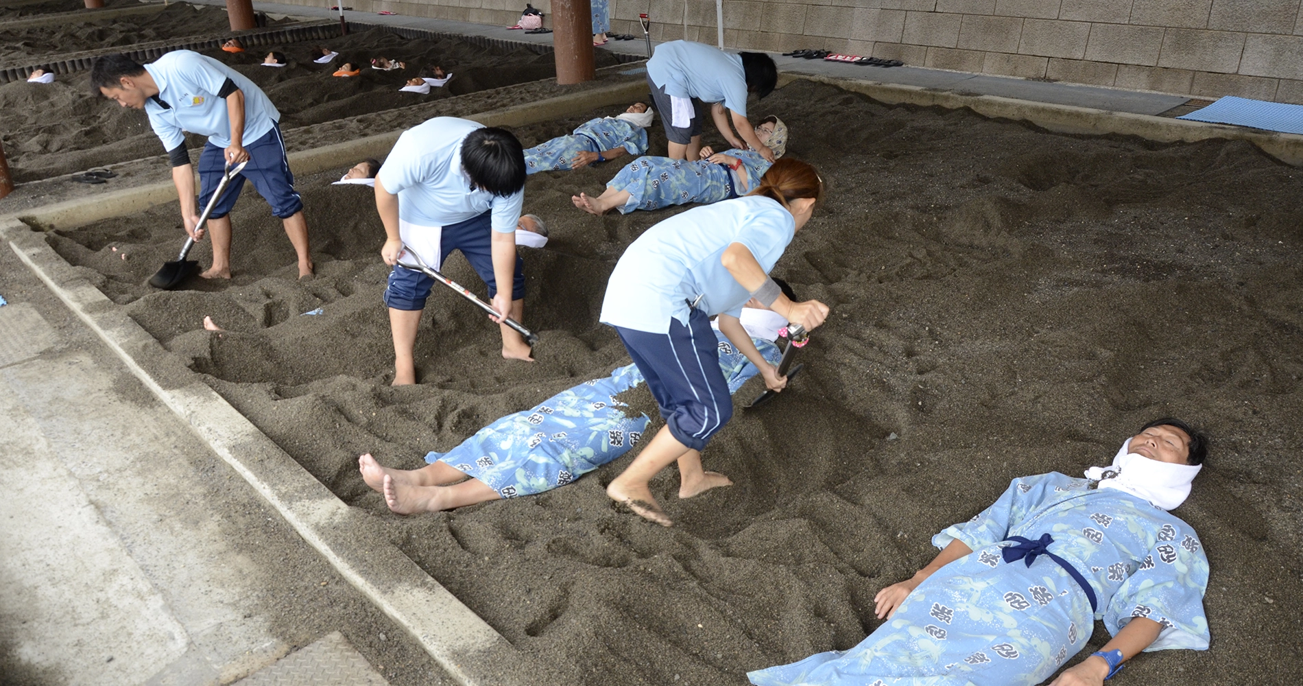 Bain de sable chaud, Kyushu