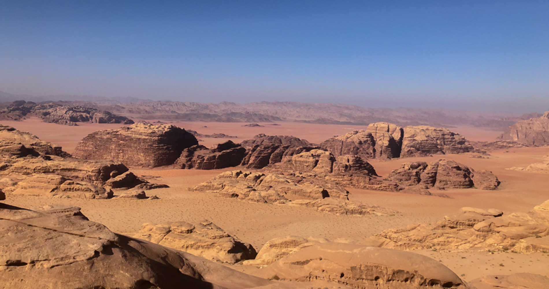 Panorama sur le Wadi Rum