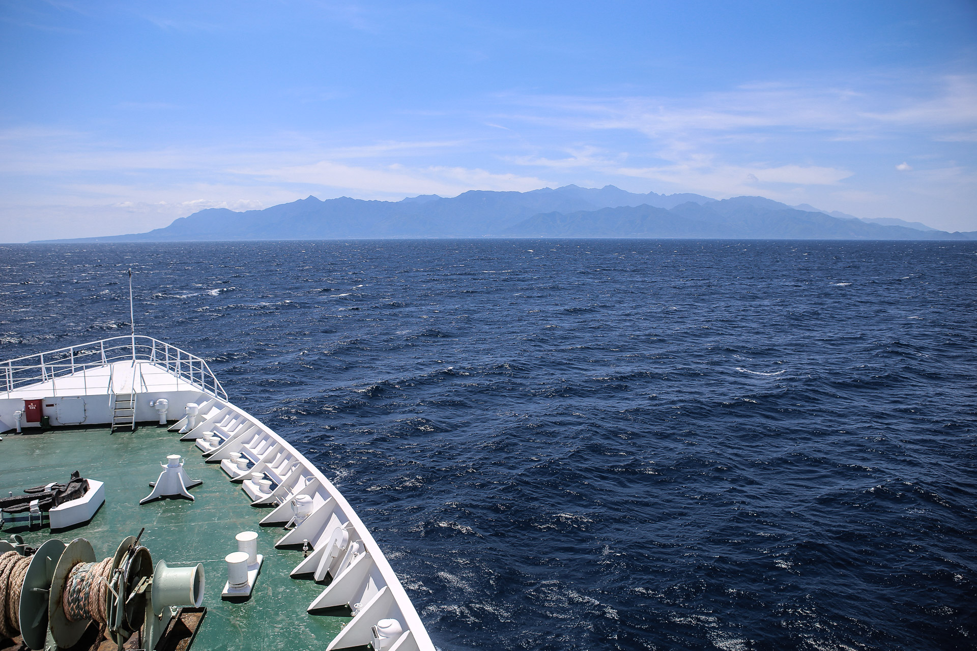 Les côtes de Yakushima sont en vue