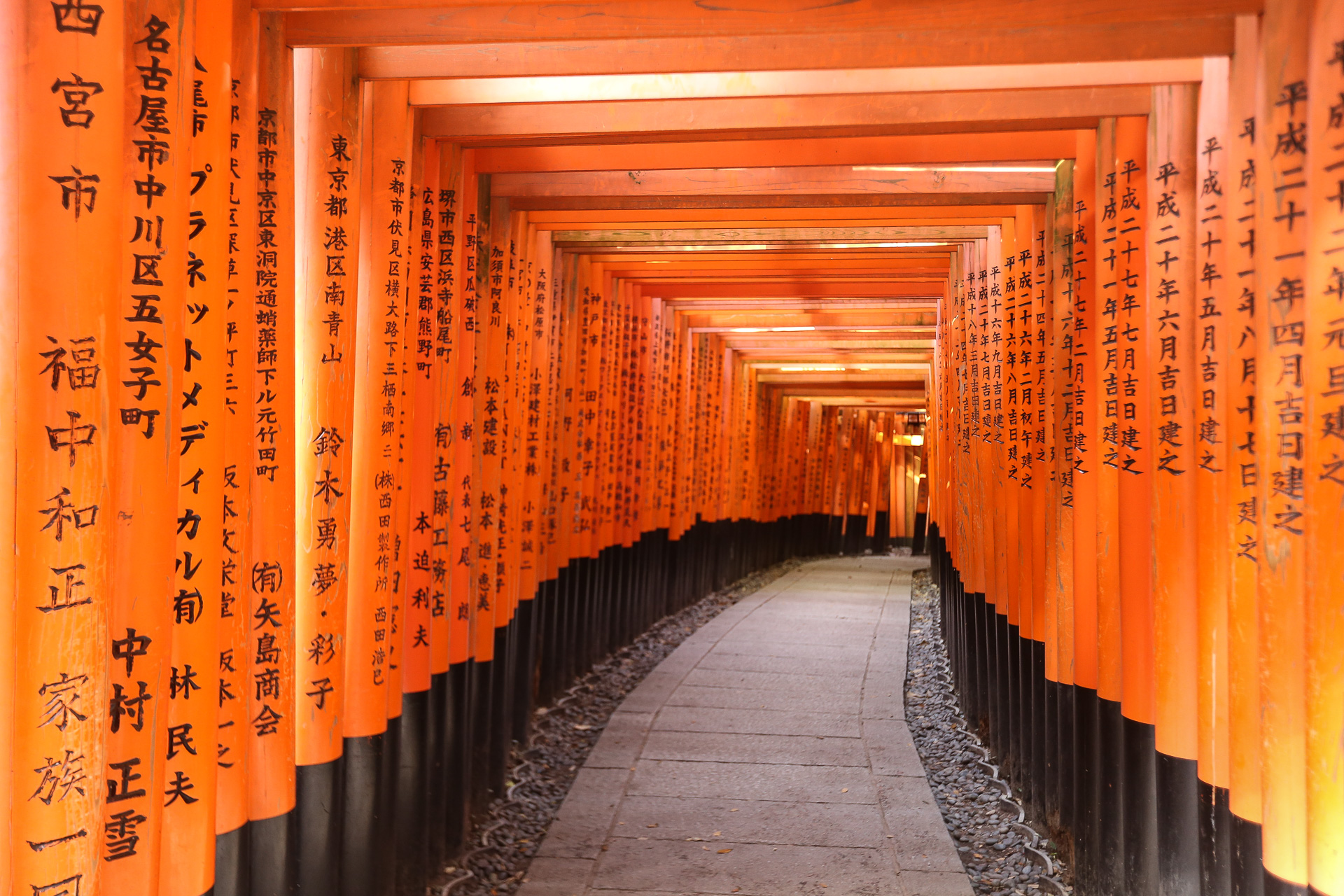 Tunnel de Fushimi Inari