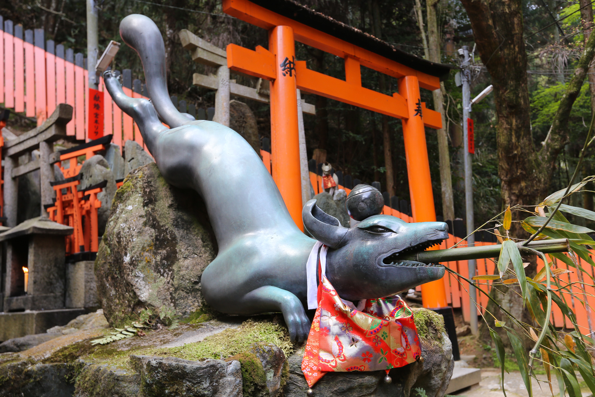 Le renard Kitsune est omniprésent