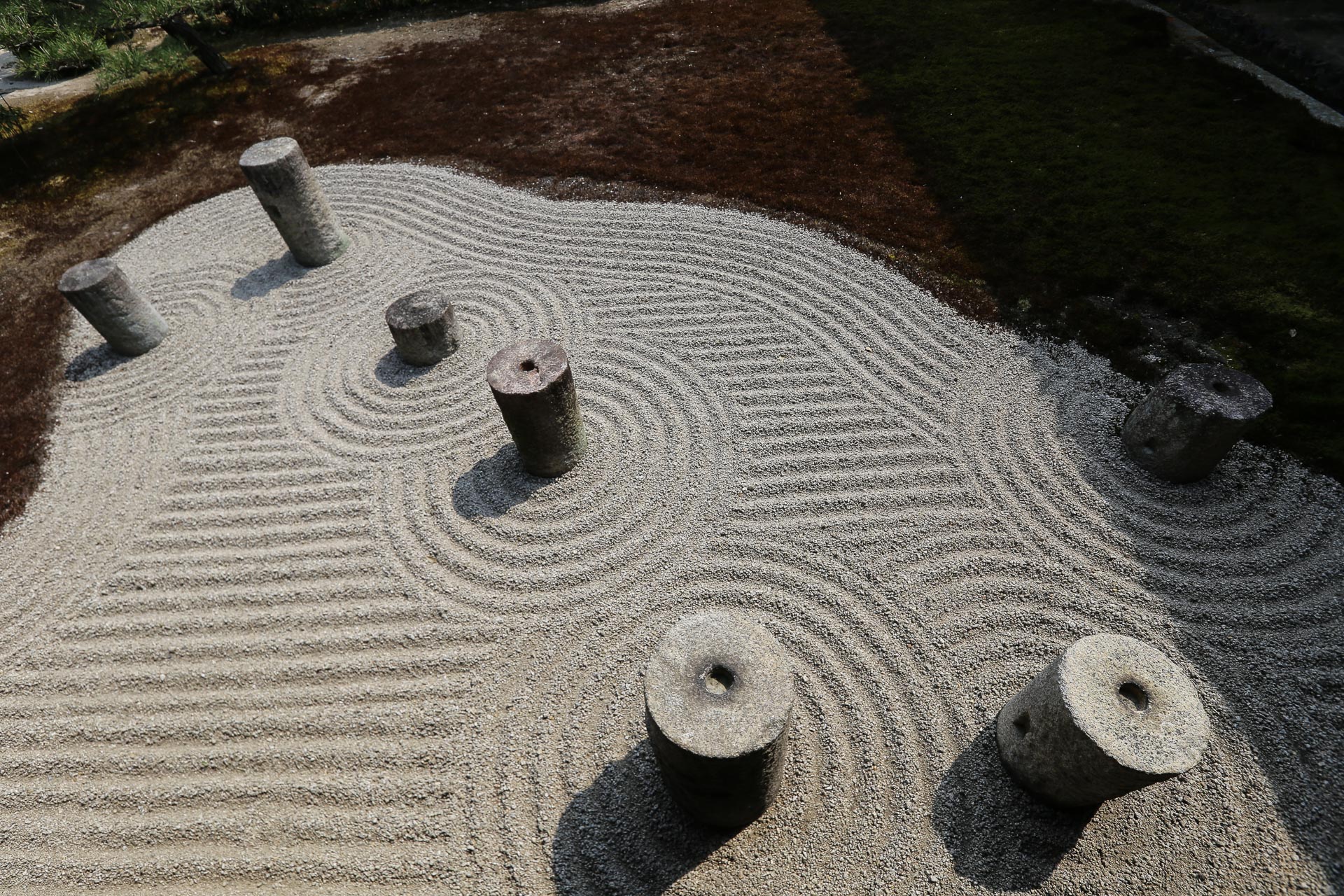 jardin nord Fushimi Inari 7 piliers Grande Ourse