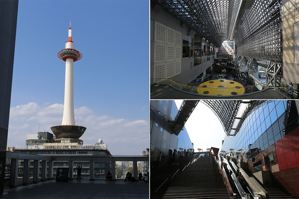 Gare de Kyoto et Kyoto Tower