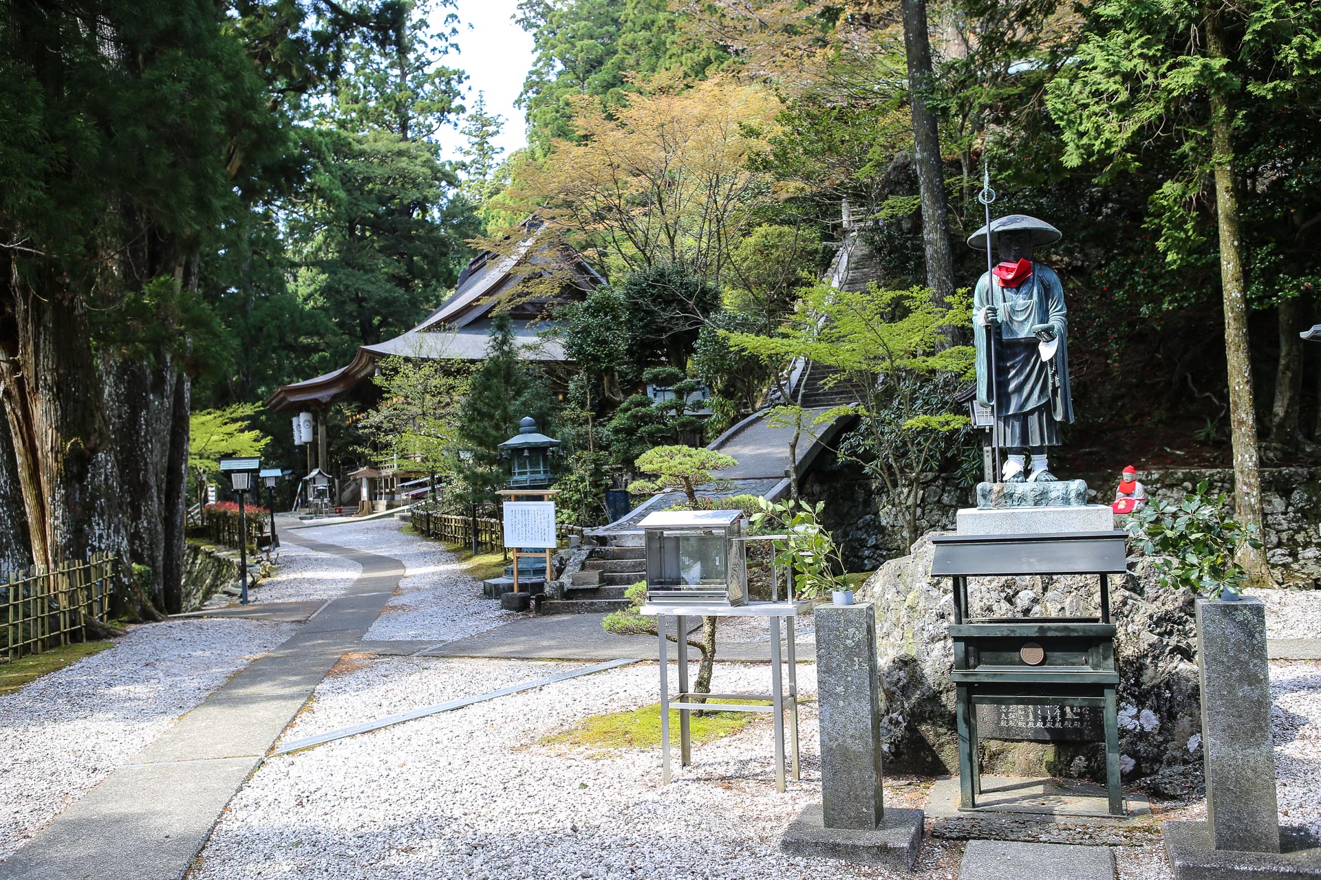 Le moine Kukai Temple Tairiyuji