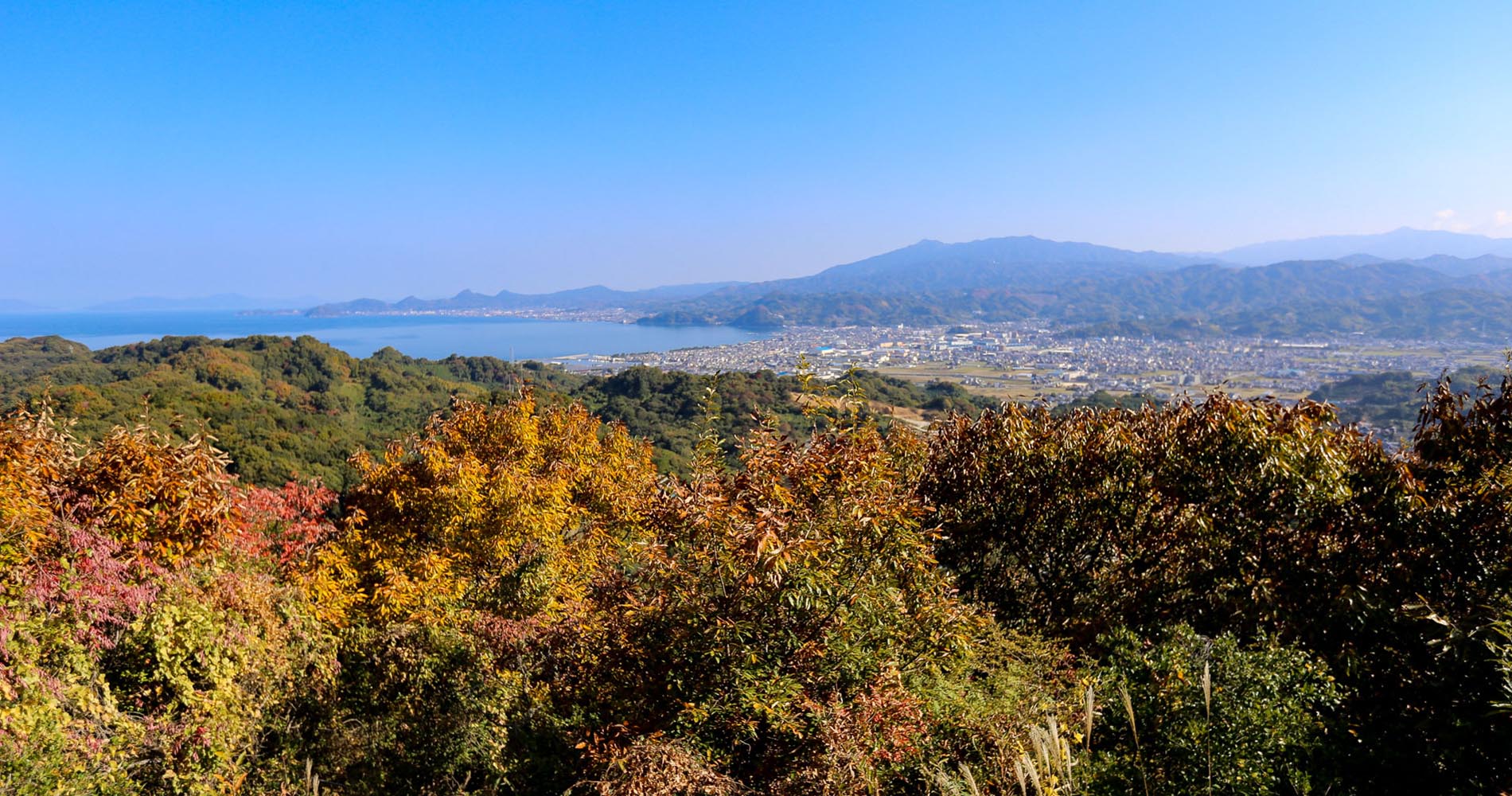 Vue depuis l’emplacement de la statue de Kyogamori