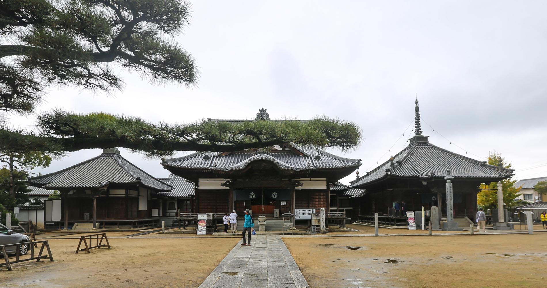 Temple principal et Daishidou de Nagaoji