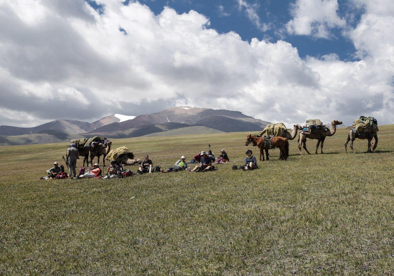 Pause pique nique turgen mongolie Altai