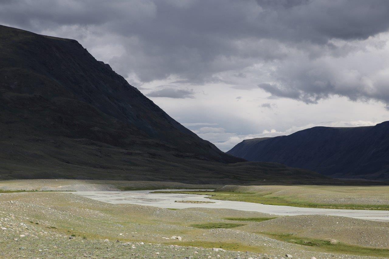 L’aval de la vallée de Tavan Bogd