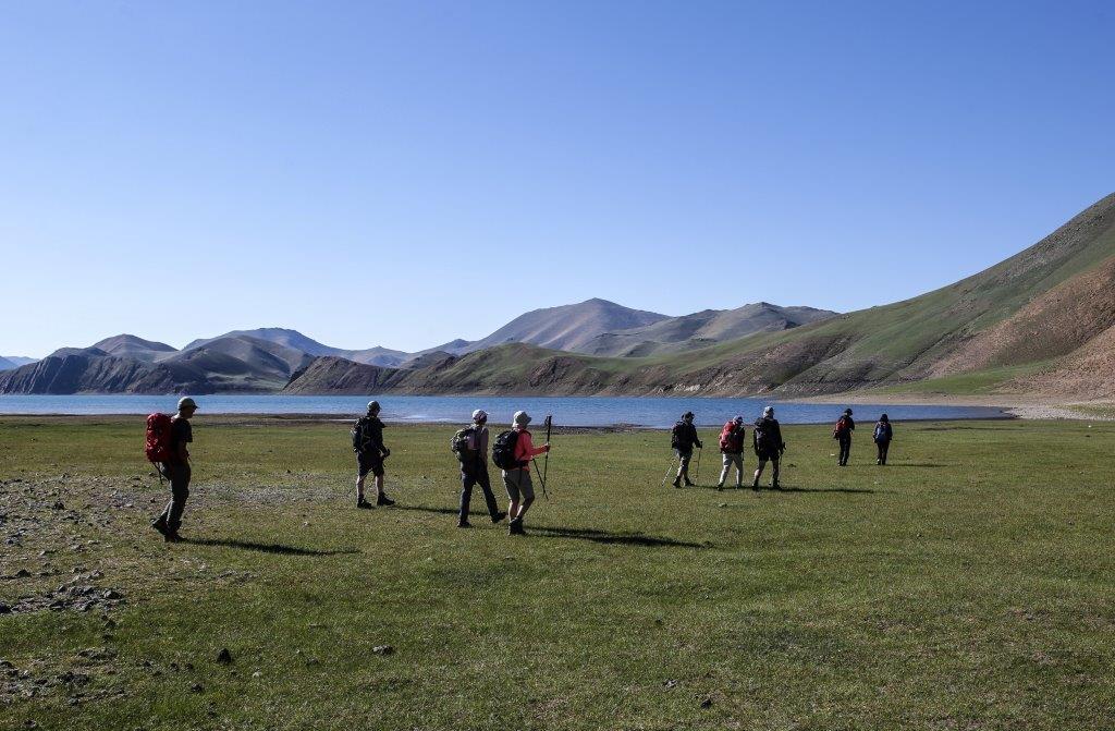 départ en trek mongolie altai