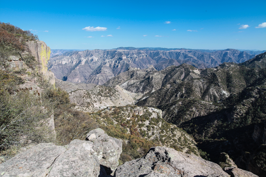 La Barranca del Cobre depuis l’hôtel - Barrancas del Cobre