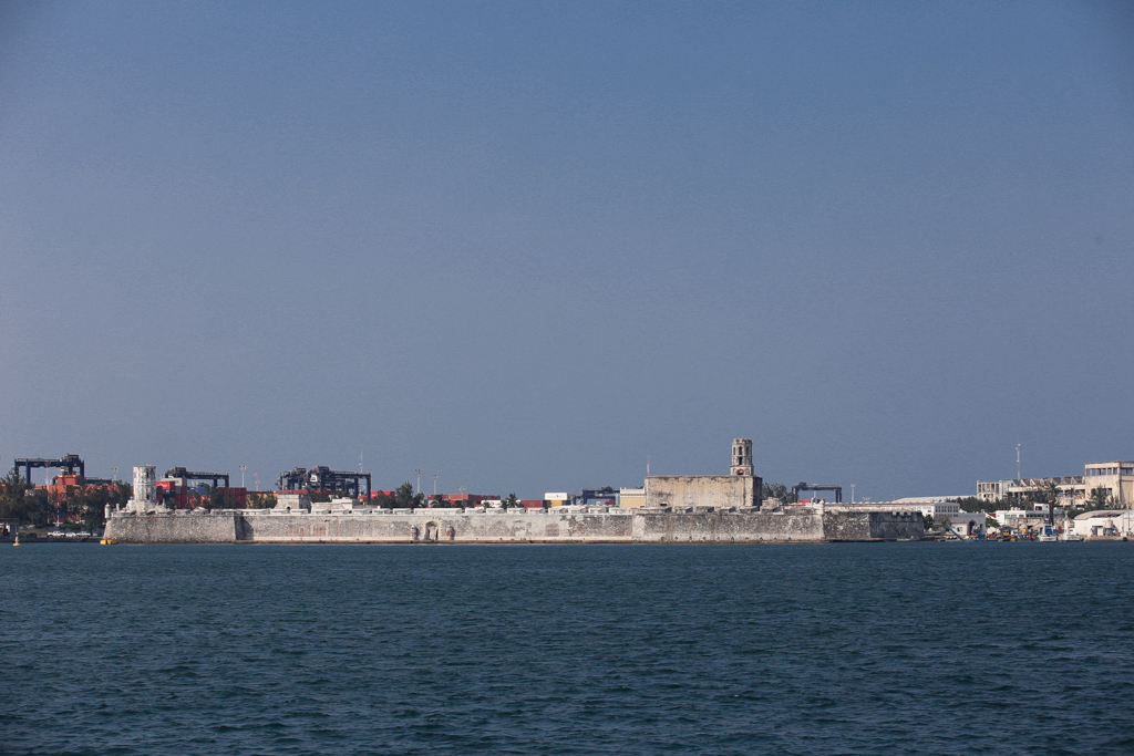 L’île de Fuerte de San Juan de Ulua, vue depuis les quais de Veracruz - Veracruz