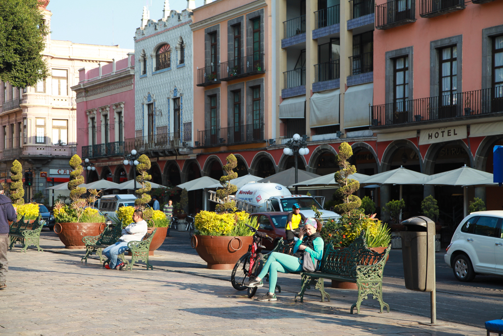 Le lobby de notre hôtel datant du XVIIIème - Zapotitlan de las Salinas et Tehuacan