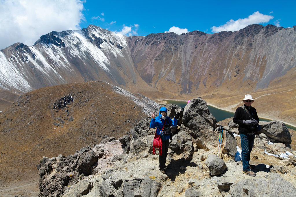 Sur l’arête menant au Pic de Humbolt - Volcan de Toluca et Valle de Bravo