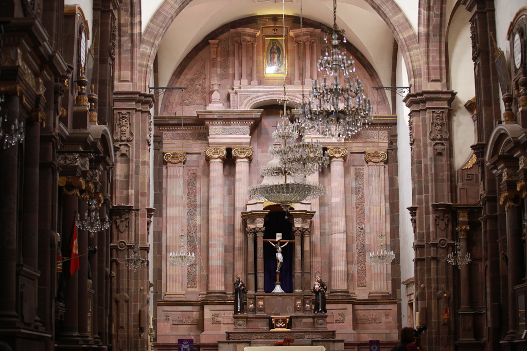 L’intérieur très sobre de la Tercer Orden - San Miguel de Allende