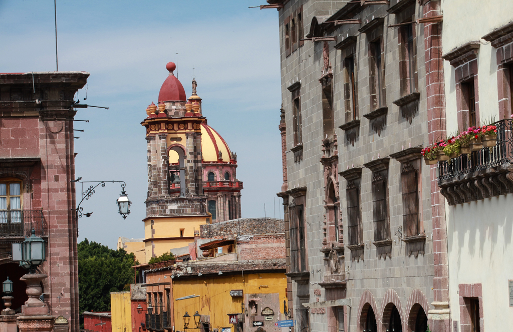 La tour et la coupole de l’église de la Conception - San Miguel de Allende