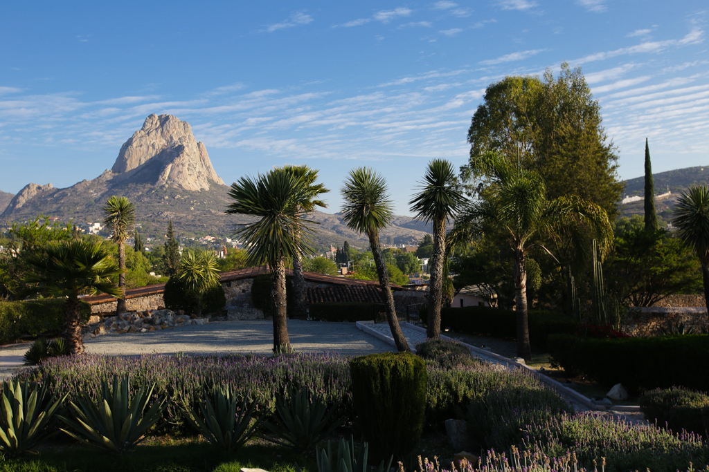 Le monolhite de Bernal depuis notre hôtel - Jalpan de la Serra et Landa de Matamoros