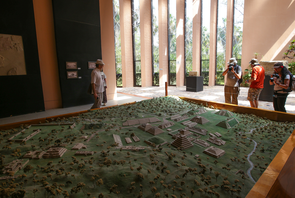 Dans le musée, la maquette d’El Tajin - El Tajin