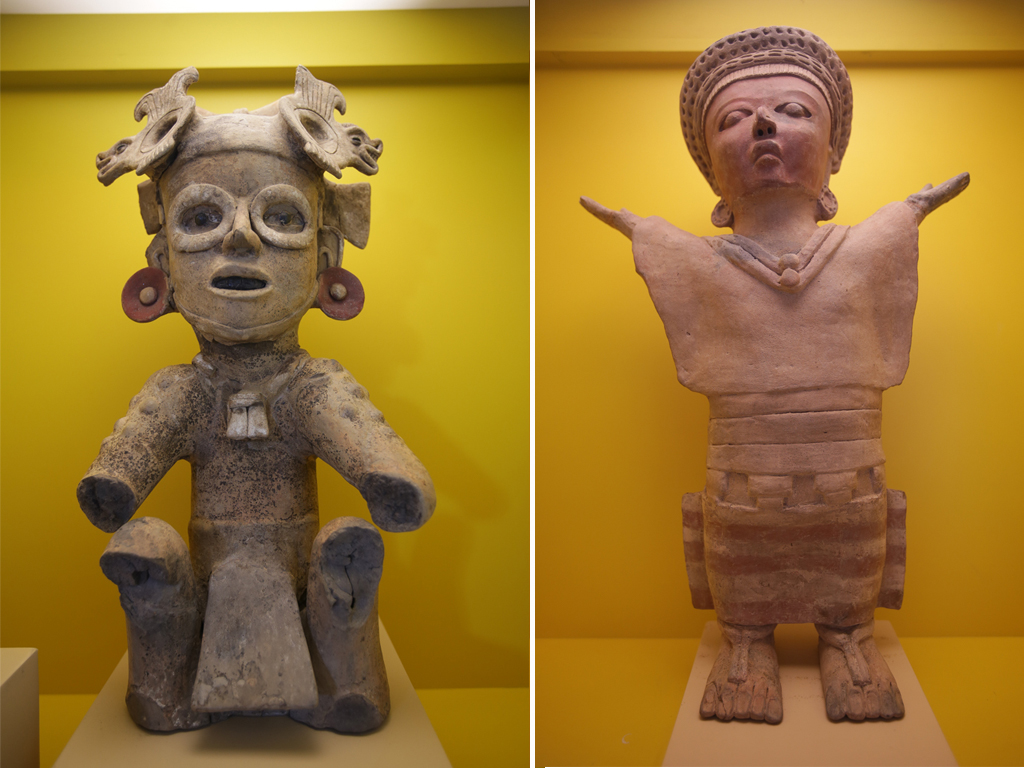 Dans la Casa del Gobernado, un petit musée avec quelques belles pièces, dont le Dieu de la Pluie, Tlaloc. - Veracruz