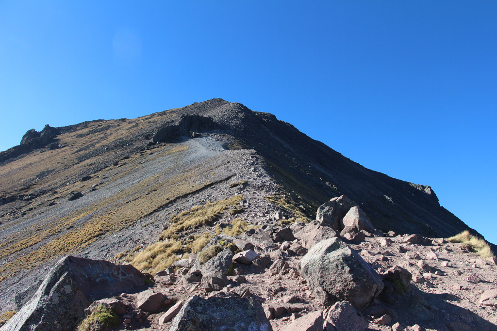 Les 200 derniers mètres sous le sommet - La Malinche