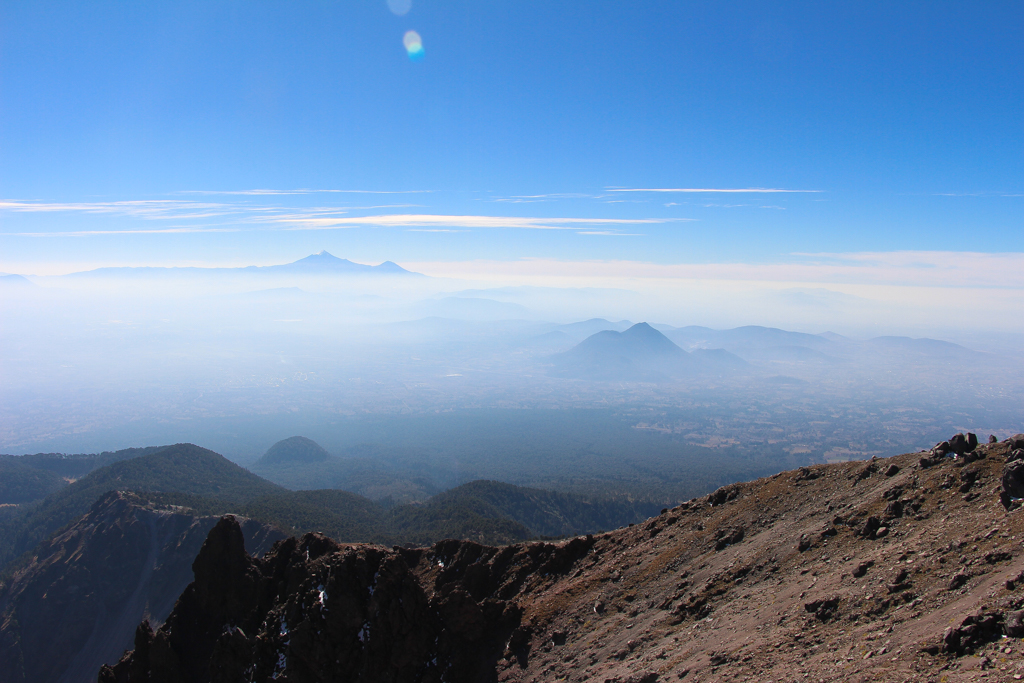 Le Pico de Orizaba depuis le sommet de La Malinche - La Malinche
