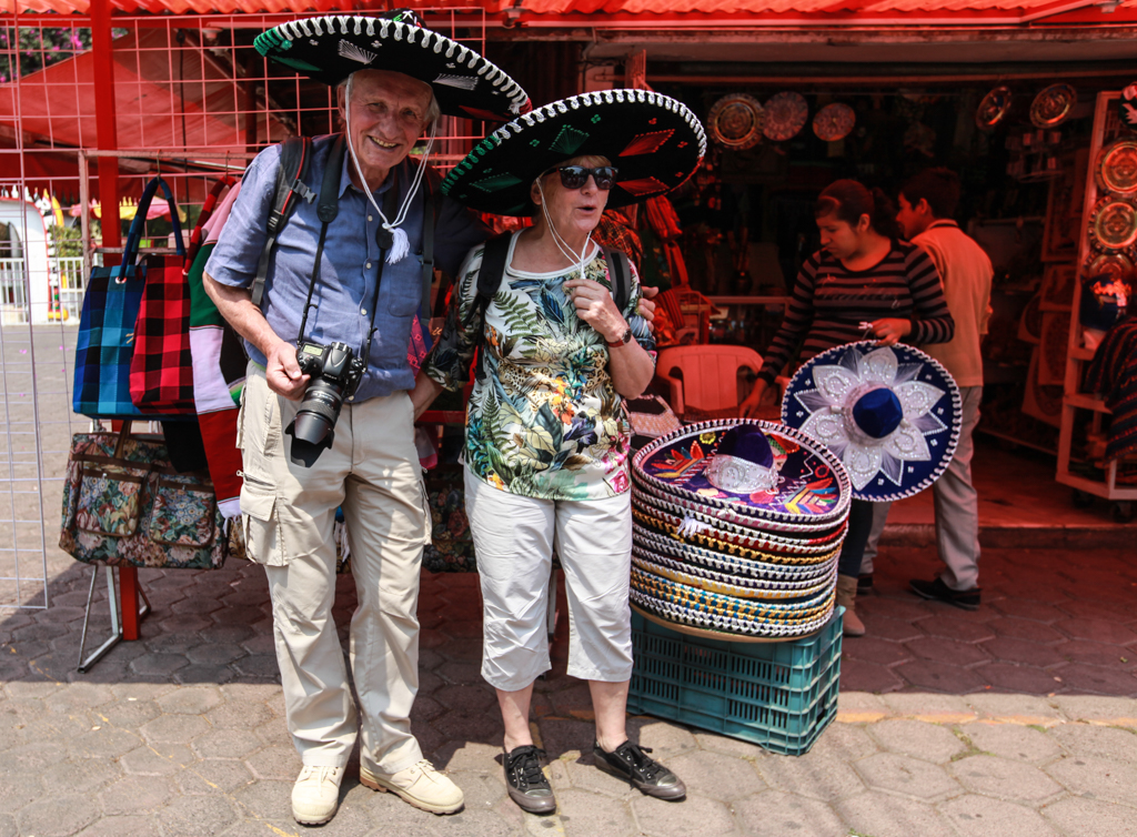 Certains en profitent pour jouer aux touristes mexicains - Sud de Mexico