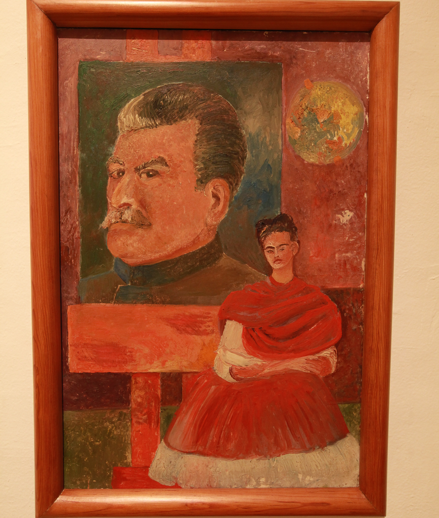 Autoportrait de Frisa Kahlo avec Staline - Sud de Mexico
