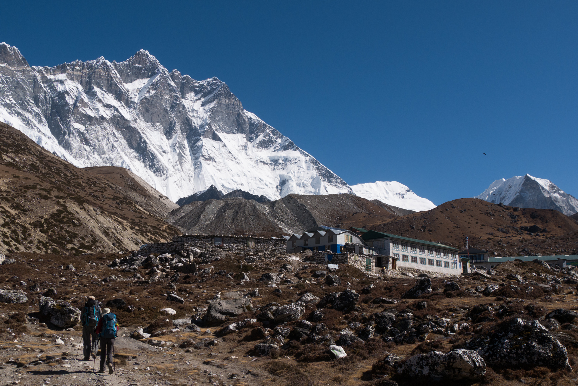 Au départ de Dingboche - De Dingboche à Chhukung