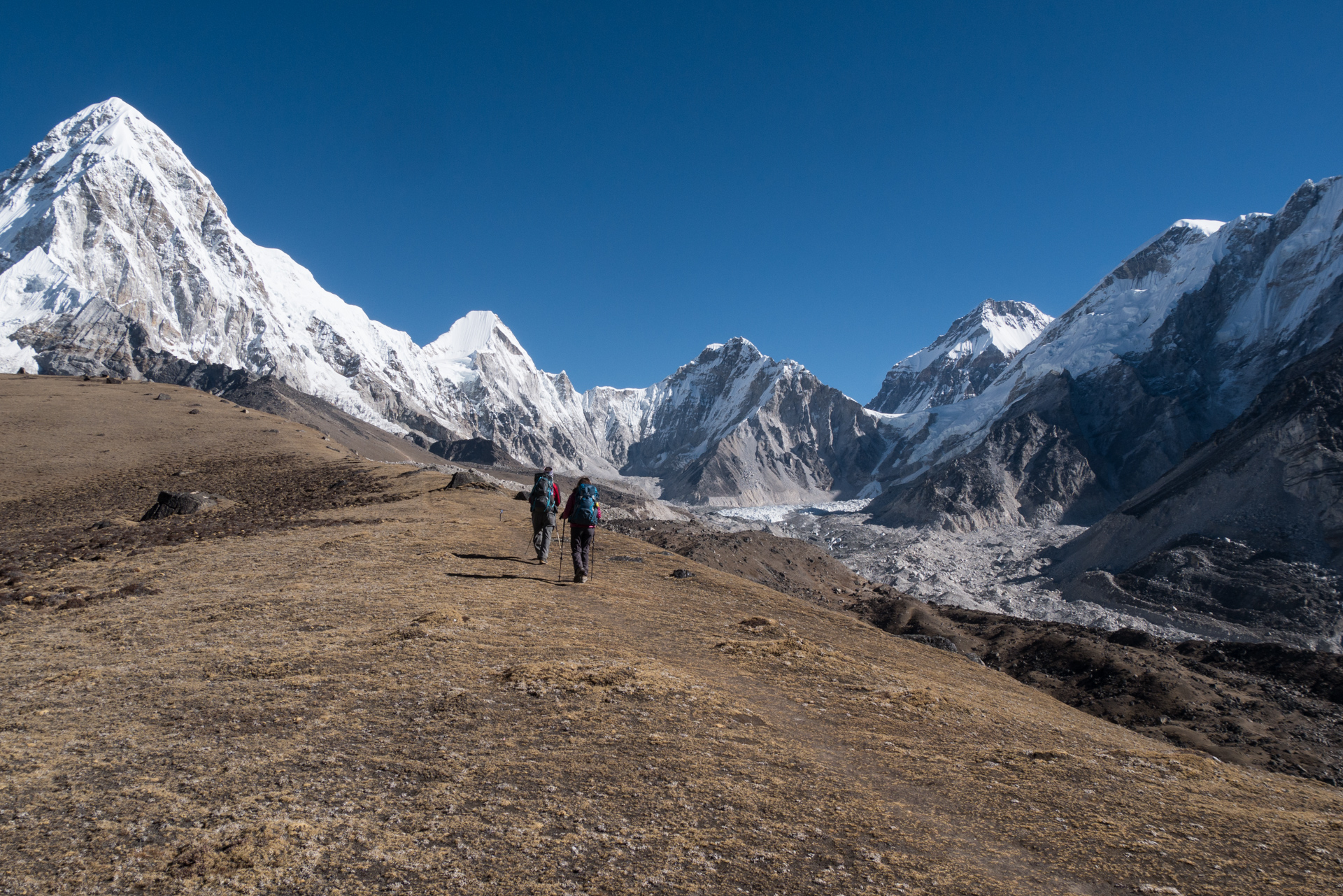 Le chemin en balcon - Lobuche, Kala Patthar, Gorak Chep