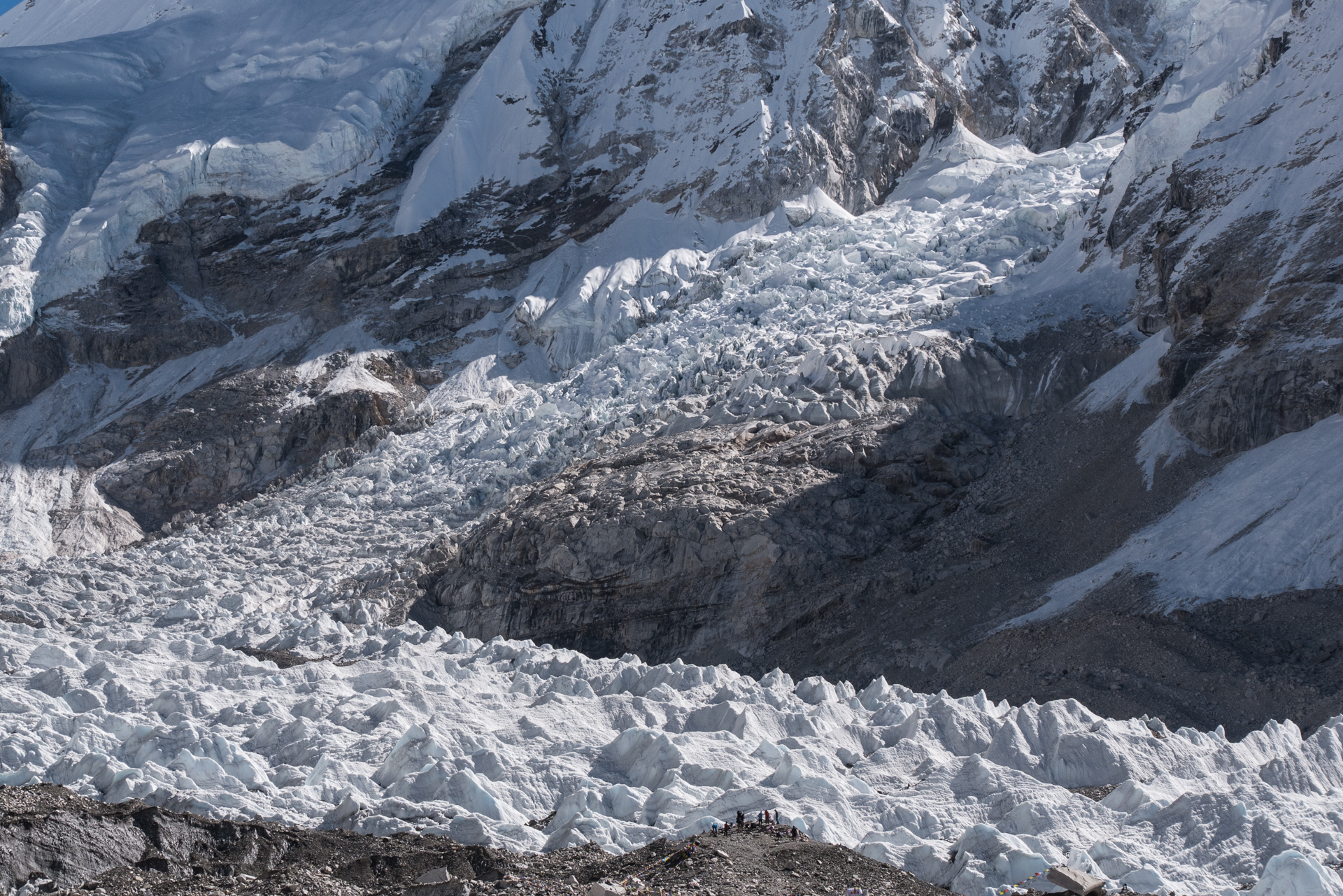 On se rapproche - Camp de base de l’Everest  A/R, retour à Lobuche