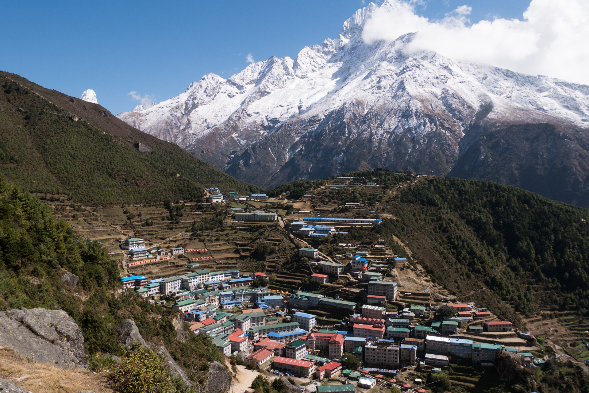 Retour à Namche - De Thame à Lukla