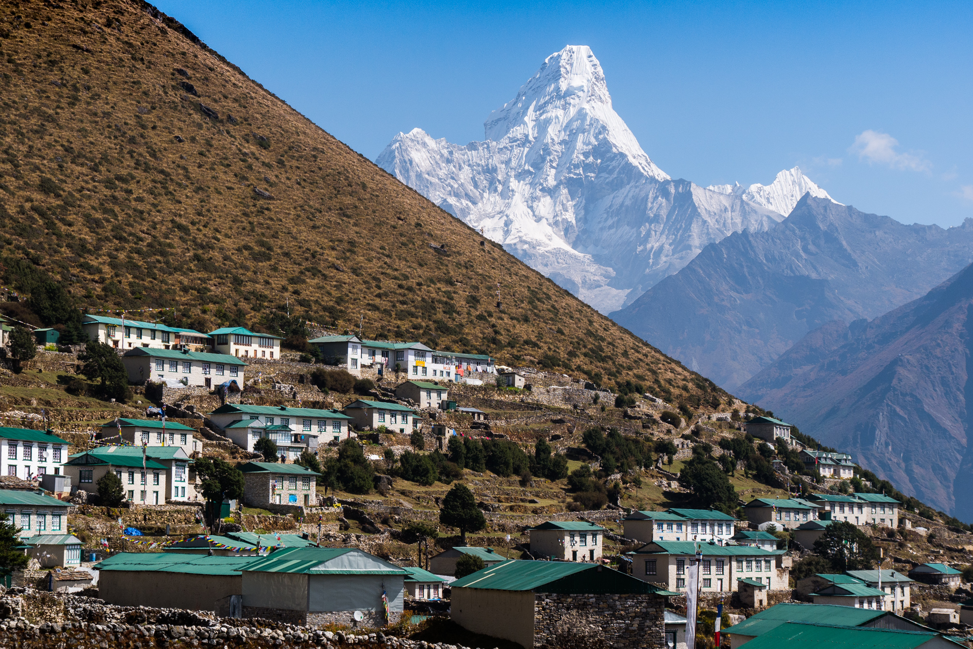 Kumjung - Kumjung, Kunde retour Namche