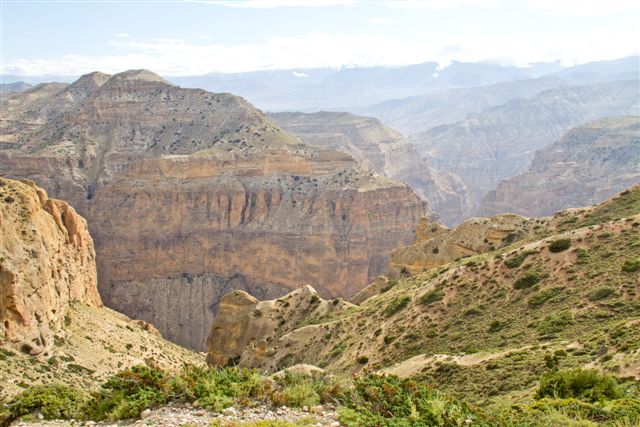 La gorge que nous allons descendre