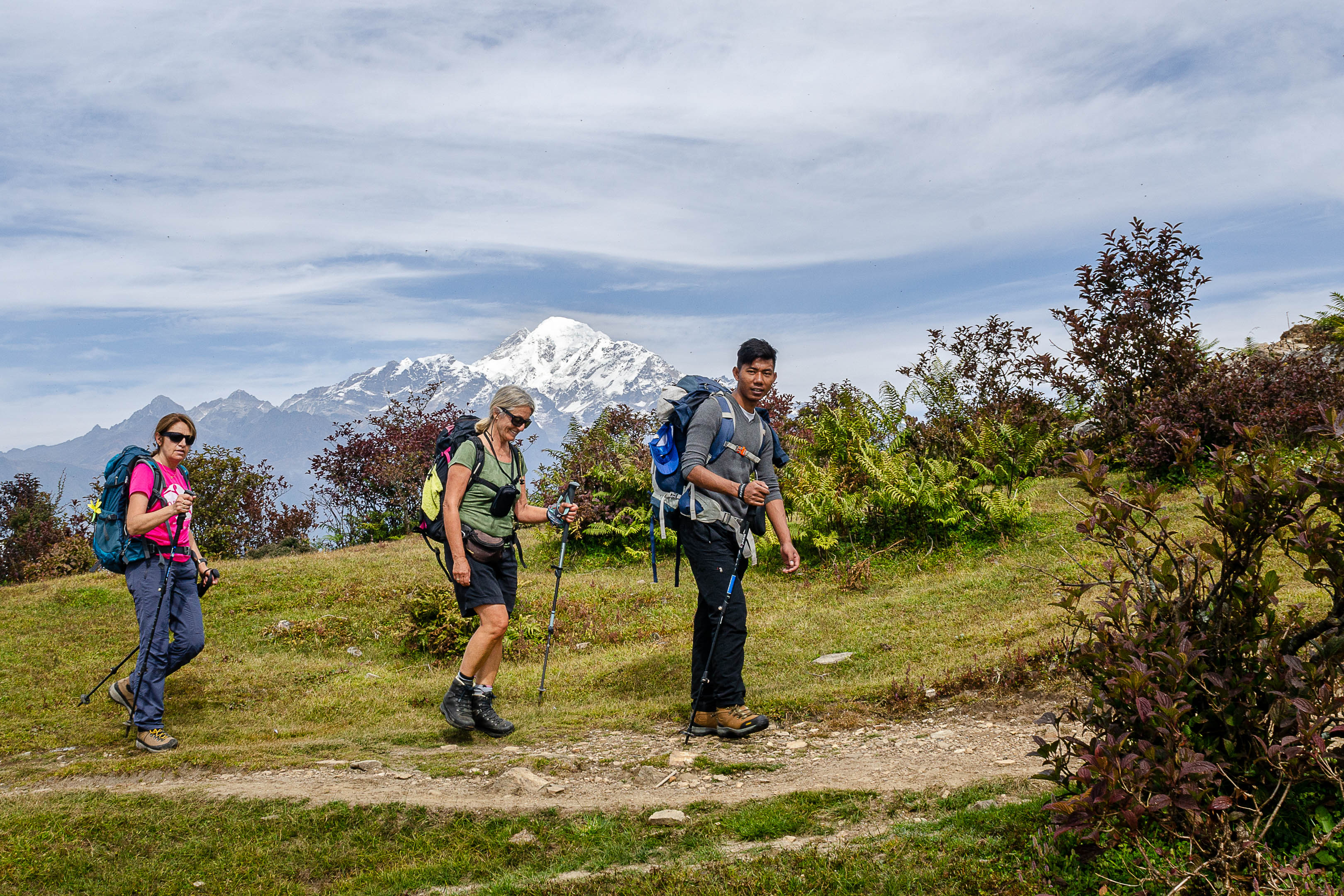 A proximité du col de Gupsi Danda - De Barpak à Khorlabesi en passant par Laprak