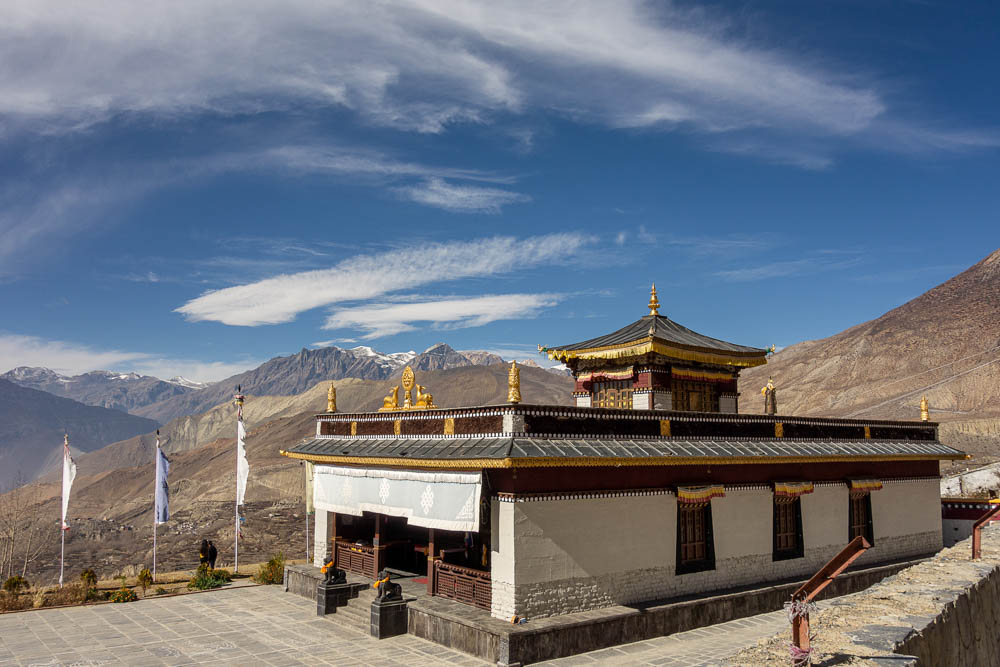 Temple à l'entrée de Muktinath - Passage du Thorong La
